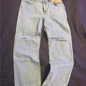 Levi's Light Blue Straight Leg Jeans